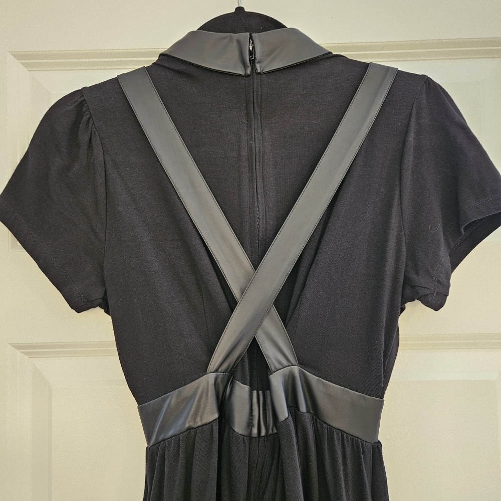 EUC Hot Topic black industrial-style dress, Women's Size M - Picture 5 of 6